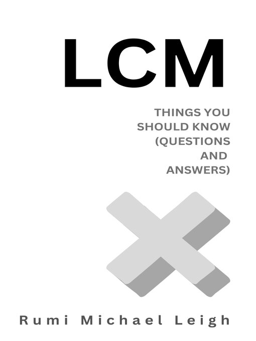 Title details for LCM by Rumi Michael Leigh - Wait list